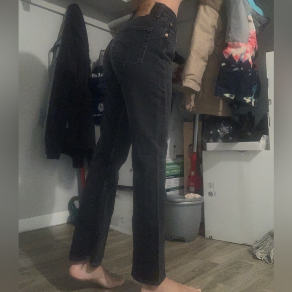 Vintage 501's. Jet black with faded back and knees SZ 24 - Picture 10 of 10